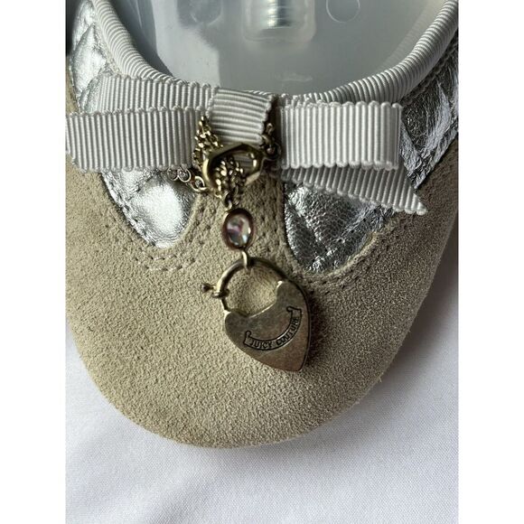 Juicy Couture size 9 M Silver Ballet Flats - Picture 10 of 15